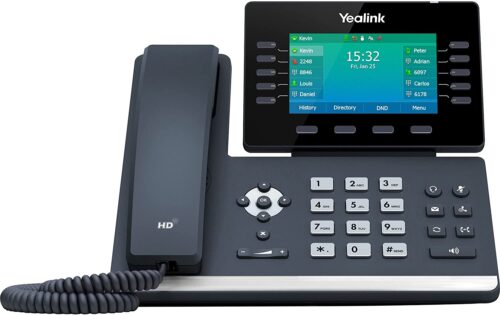 Yealink SIP-T54W IP Phone - Corded/Cordless - Corded/Cordless - Wi-Fi, Bluetooth