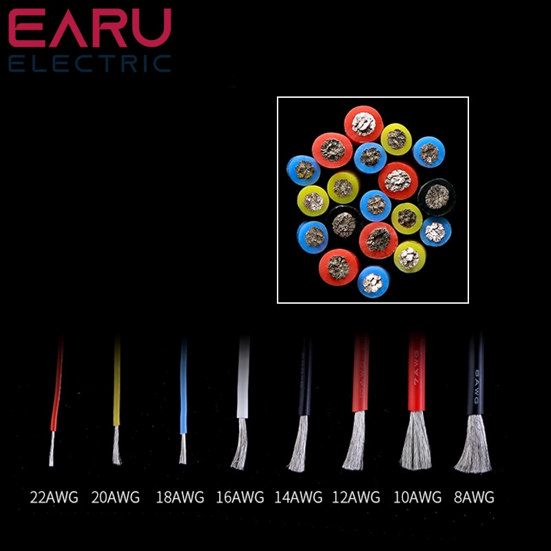 5Meters-Lot-Heat-resistant-Soft-Electrical-Silicone-Wire-Cable-8-10-12-14-16-18-20-5