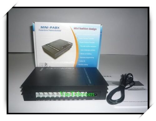 China PBX factory VinTeecom SV108 with 1fixed land line 8 internal Ext for small office/soho/family phone system solution