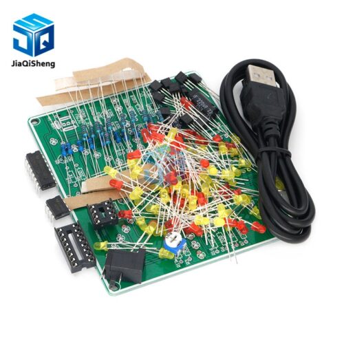 Fireworks red yellow Double Color Flashing Lights DIY Kit Strobe NE555 CD4017 Electronic Practice Learning Kits Suite Parts