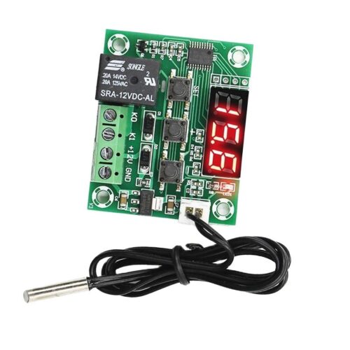 W1209 Thermometer with Waterproof probe 12V DIY electronic thermostat W1209 LED Digital DC temperature module